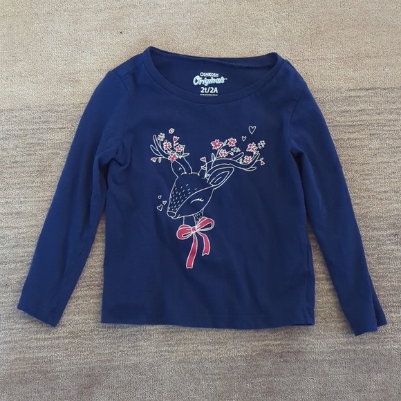 OshKosh B'gosh Other - OshKosh 2T Reindeer Graphic Tee